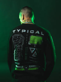 Dashboard Black Crewneck