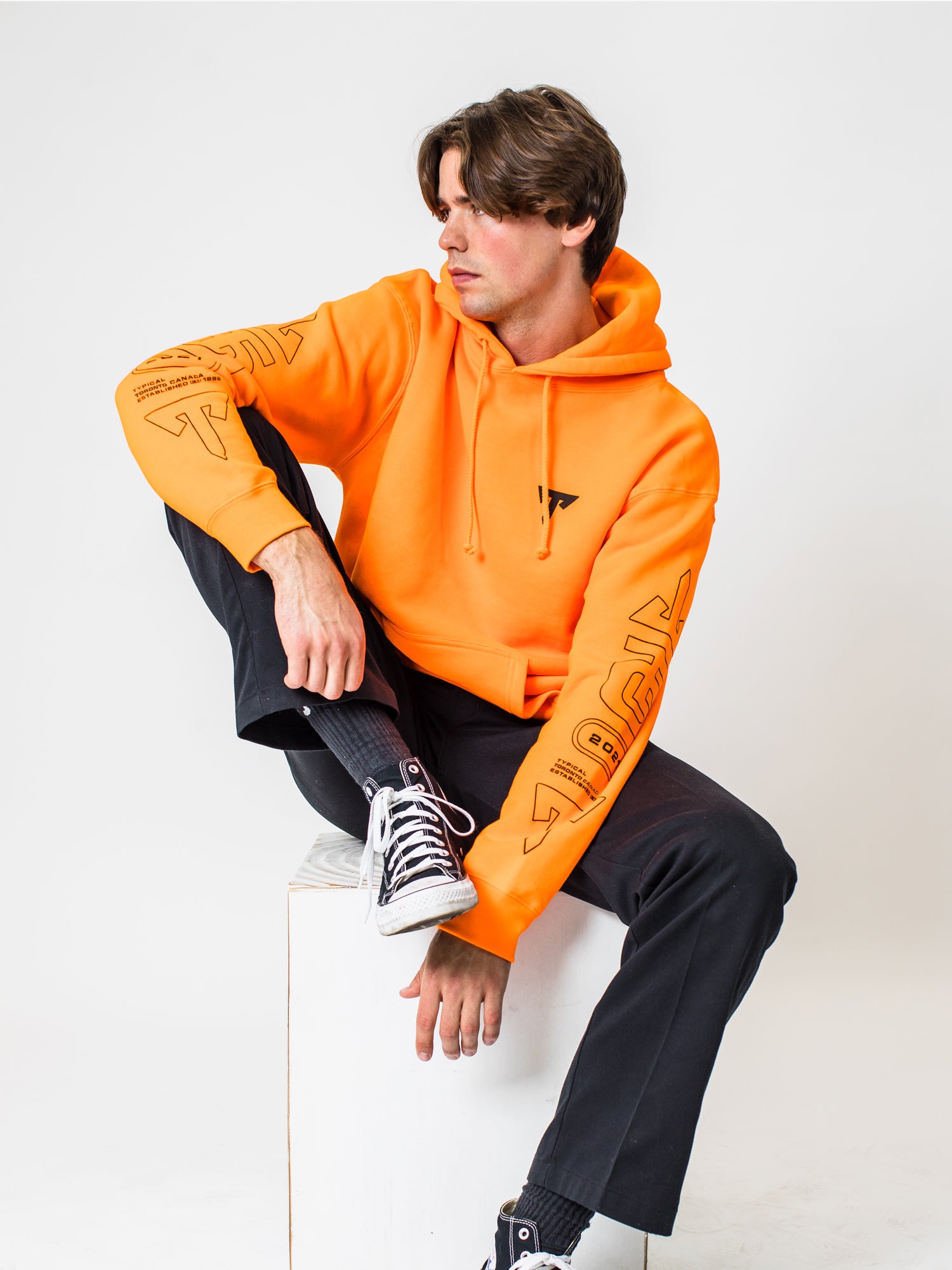 Safety orange sweatpants hot sale