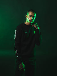 Dashboard Black Crewneck