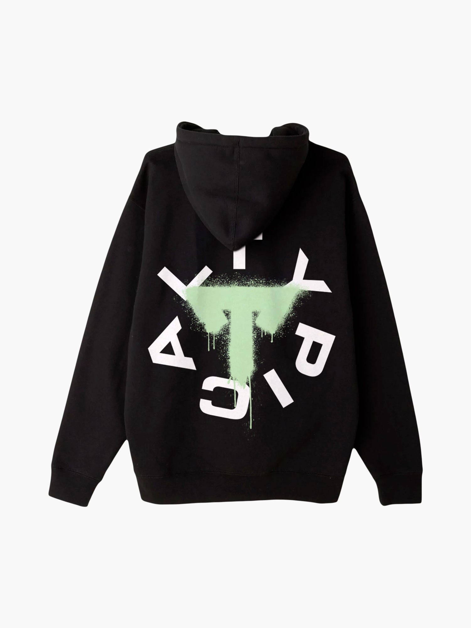 Off white hoodie online spray paint