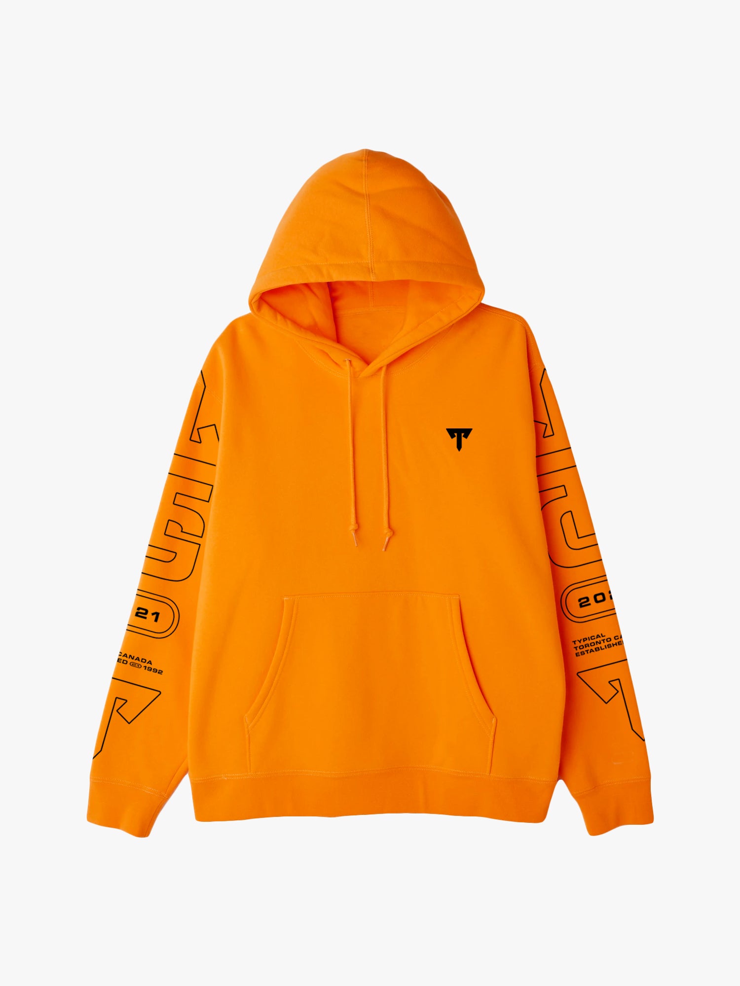 Hoodie discount orange colour