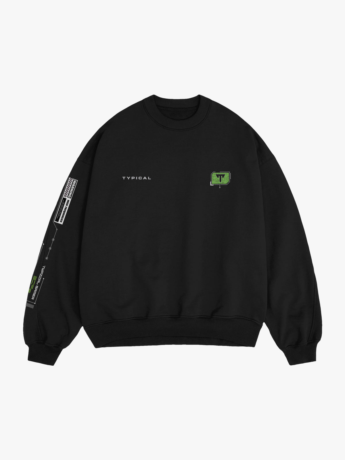Dashboard Black Crewneck